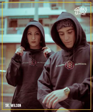 Sudadera Sr Wilson "4 Flores"