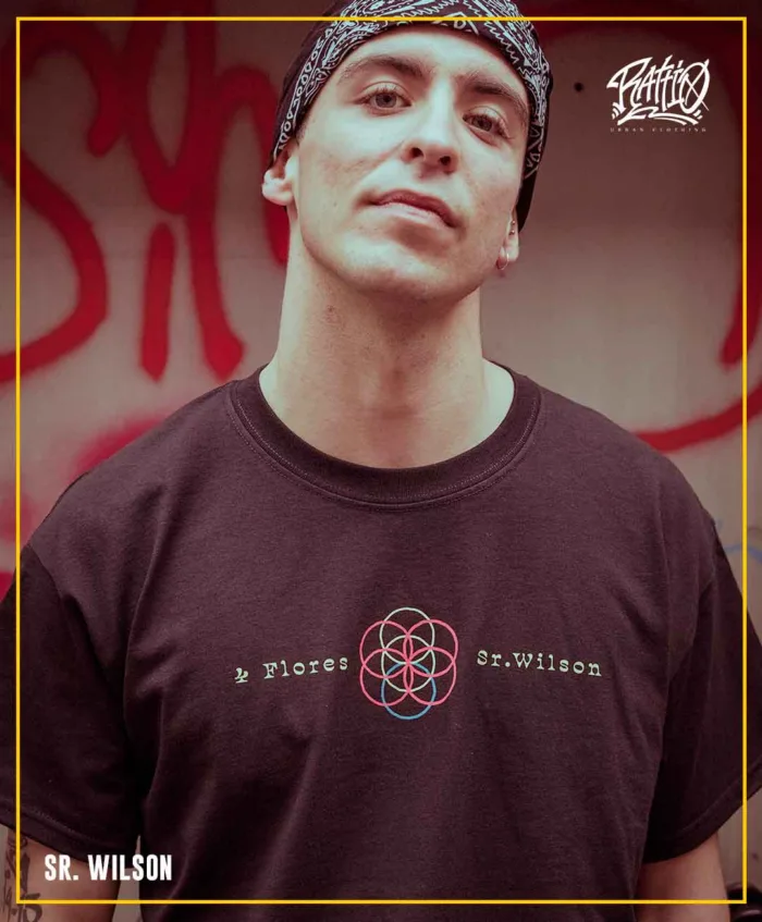 Camiseta Sr Wilson "4 Flores"