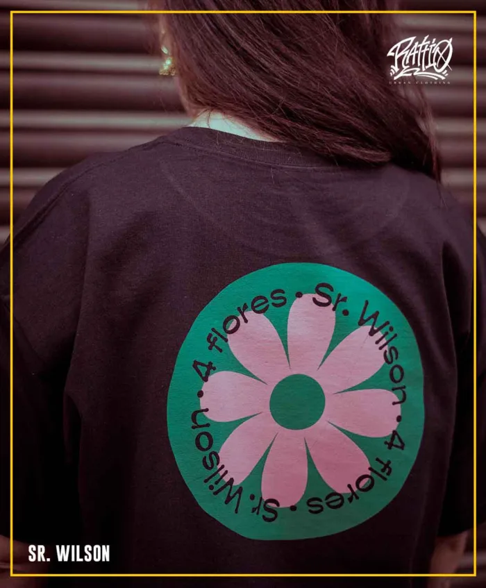 Camiseta Sr Wilson "Flor" - Imagen 2