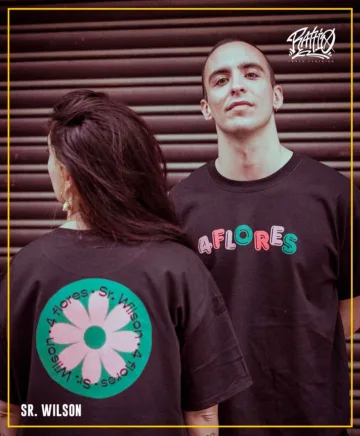 Camiseta Sr Wilson "Flor"