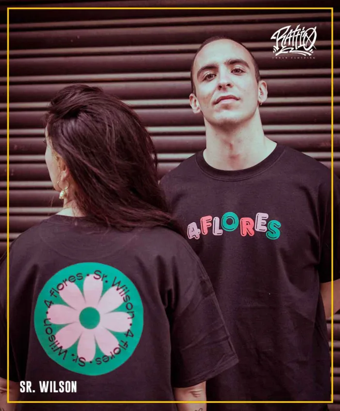 Camiseta Sr Wilson "Flor"