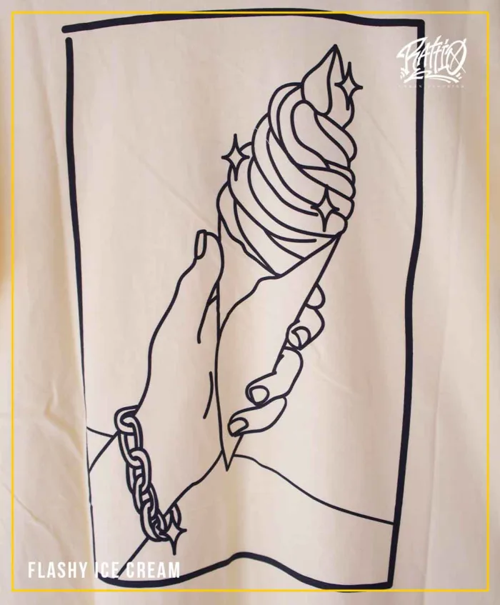 Camiseta "Flashy Ice Cream" - Imagen 4