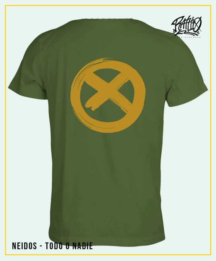 Camiseta "Todo o Nadie" VERDE OLIVA - Imagen 2