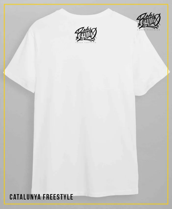 Samarreta "Catalunya Freestyle" Blanca - Imagen 2
