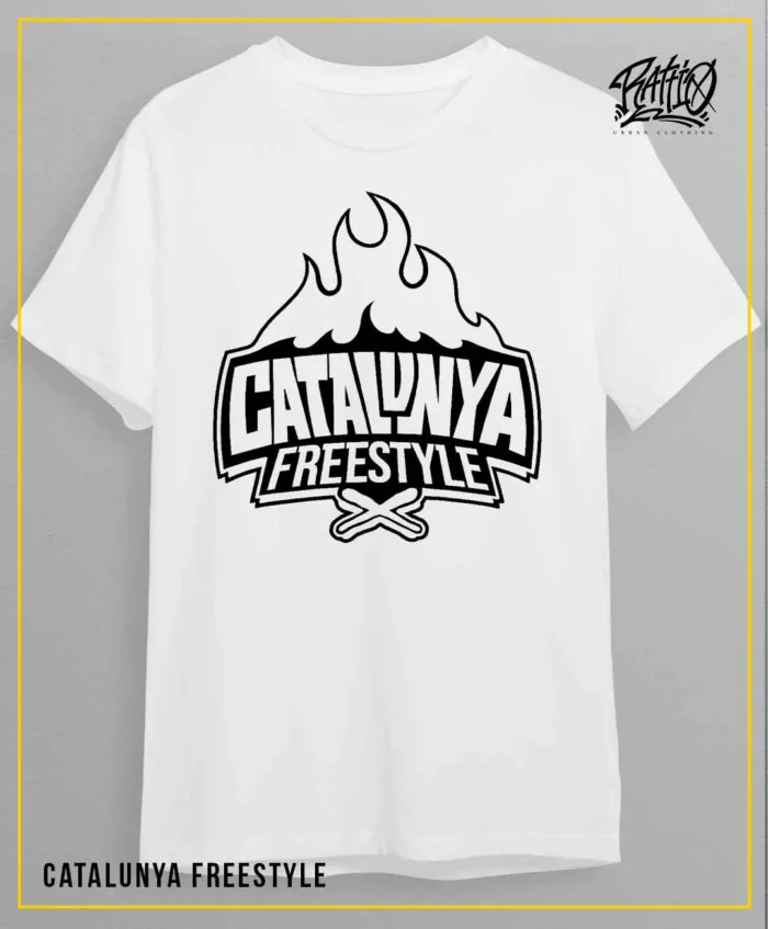 Samarreta "Catalunya Freestyle" Blanca