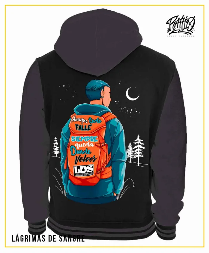 Sudadera con cremallera "Volver" - Imagen 2