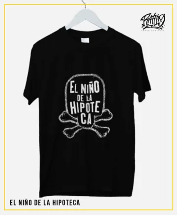 Camiseta "Calavera" NEGRO