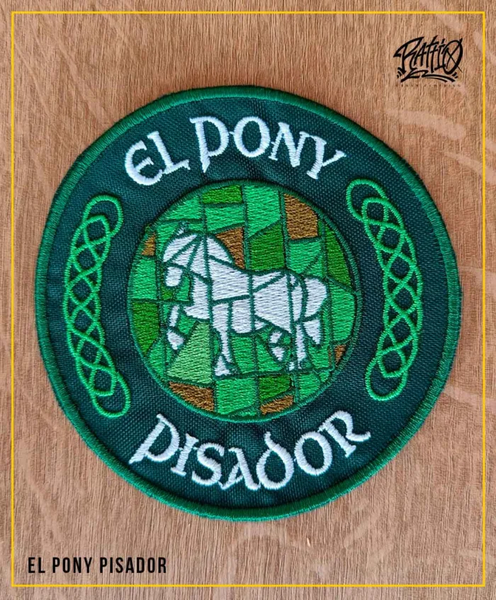 Pedaç termoadhesiu "El Pony Pisador"