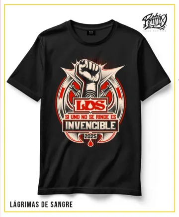 Camiseta "Invencibles" Lágrimas de Sangre