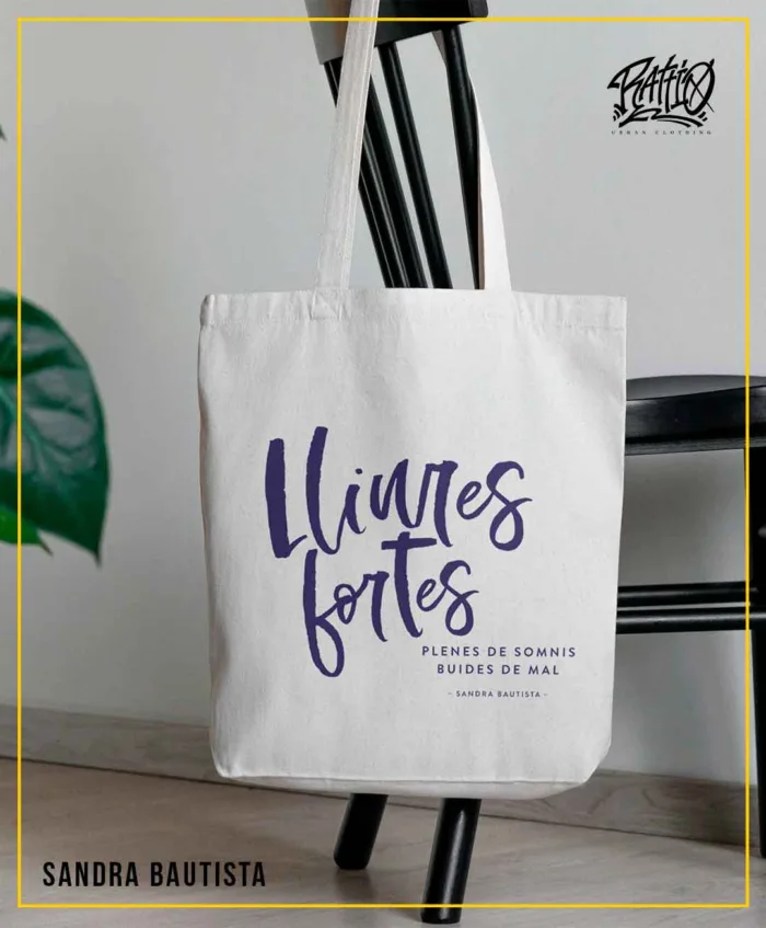 Totebag "Lliures, fortes"
