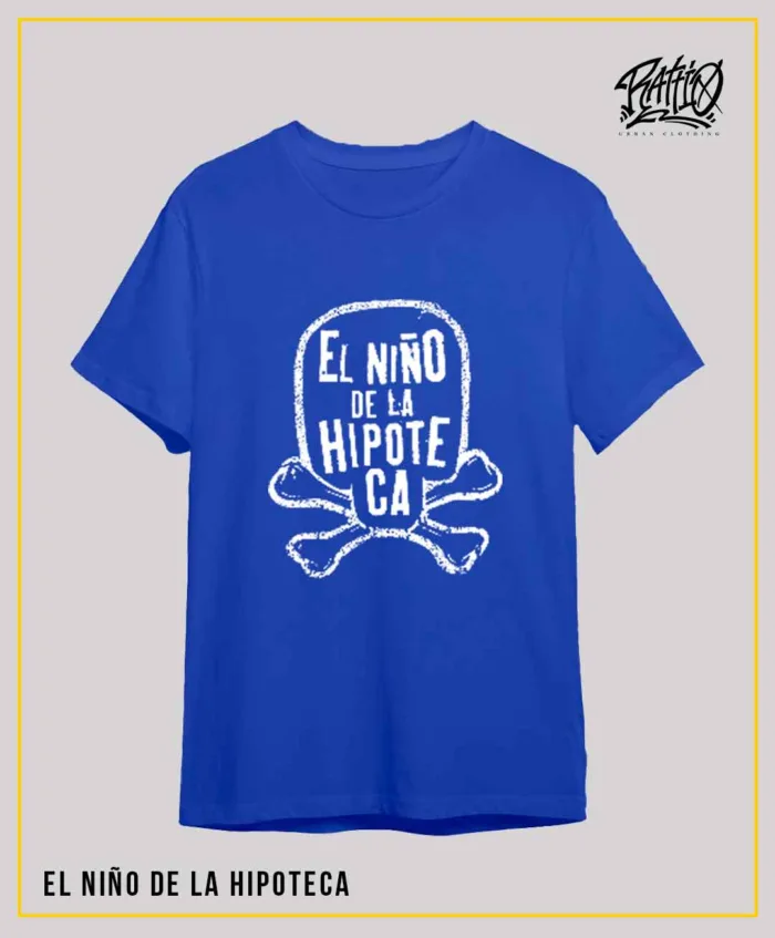 Camiseta "Calavera" AZUL